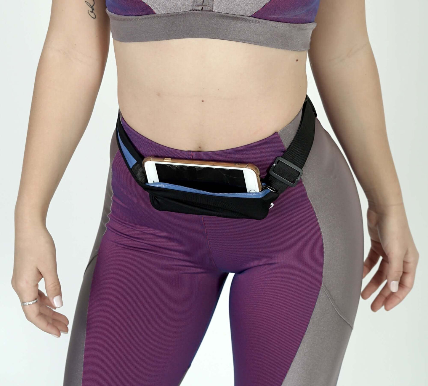 Ceinture de course à deux poches Stride et sac banane de voyage