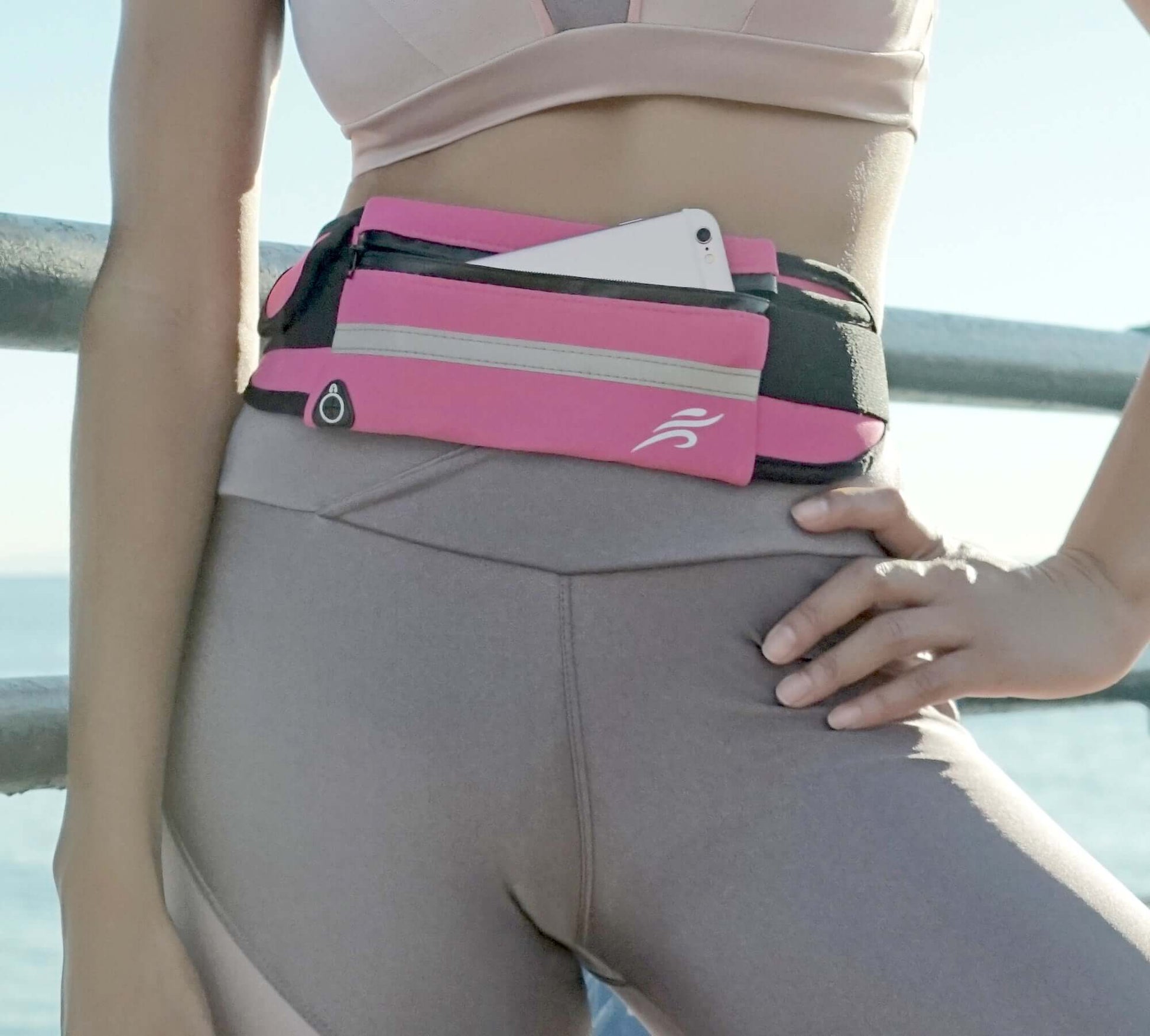 Velocity Water-Resistant Sports Running Belt and Fanny Pack for Outdoor Sports - Korvel