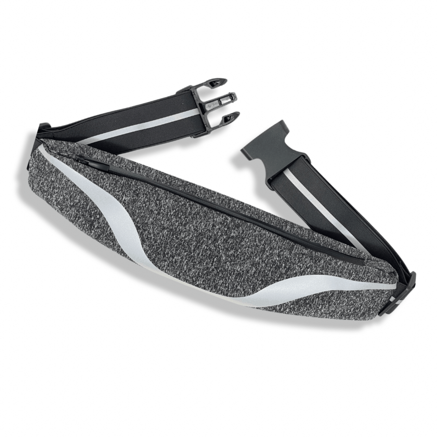 Water-Resistant Sport Waist Pack with Reflective Strip