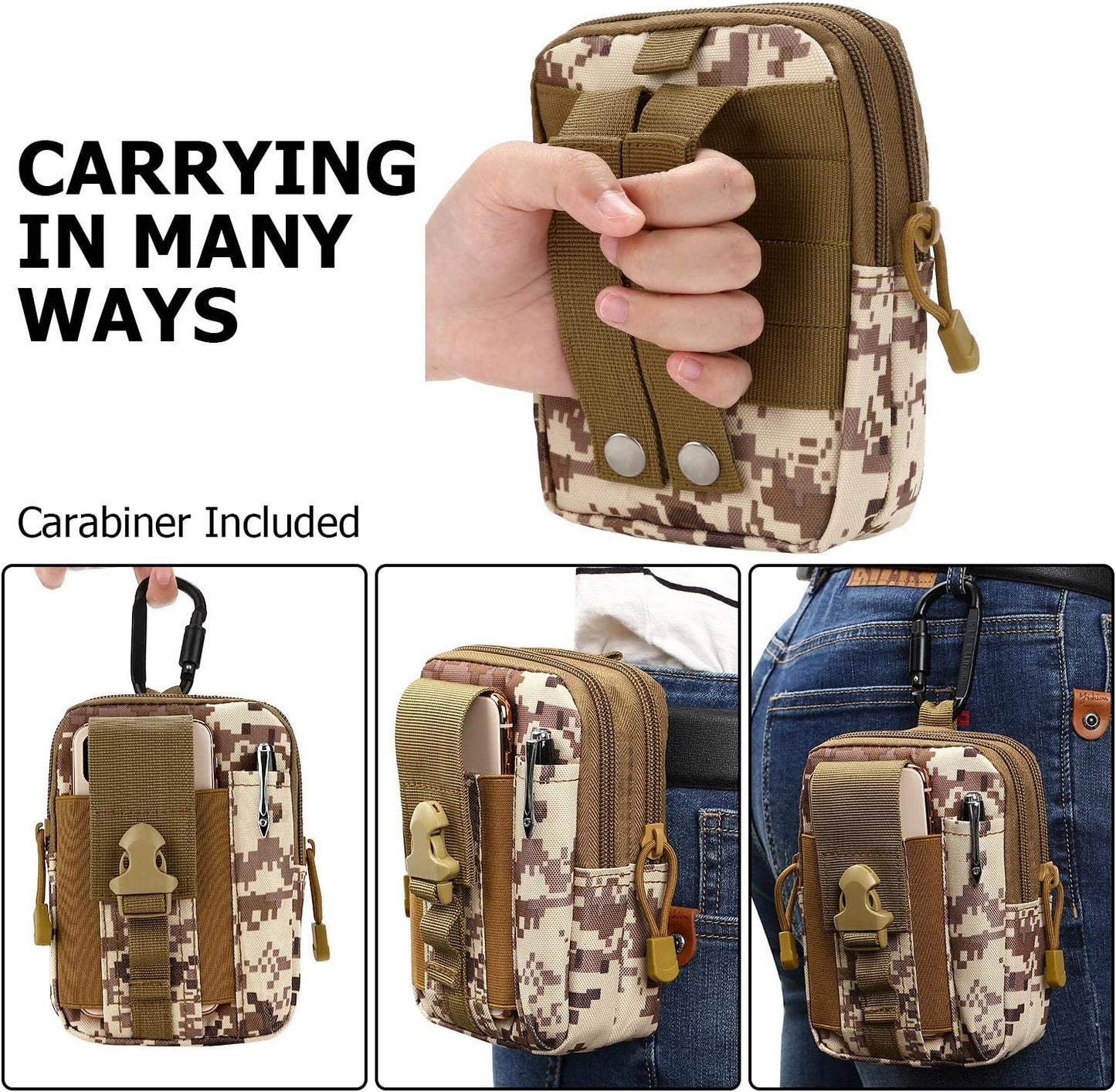 Tactical MOLLE Waist Bag for Outdoor Adventures