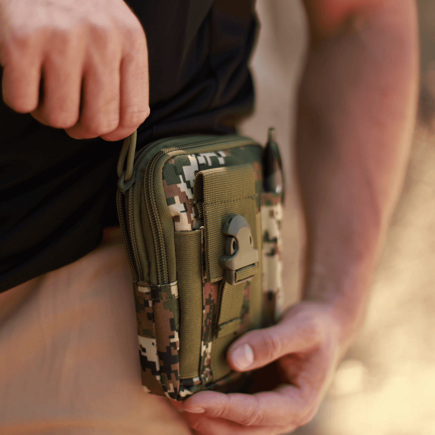 Tactical MOLLE Waist Bag for Outdoor Adventures