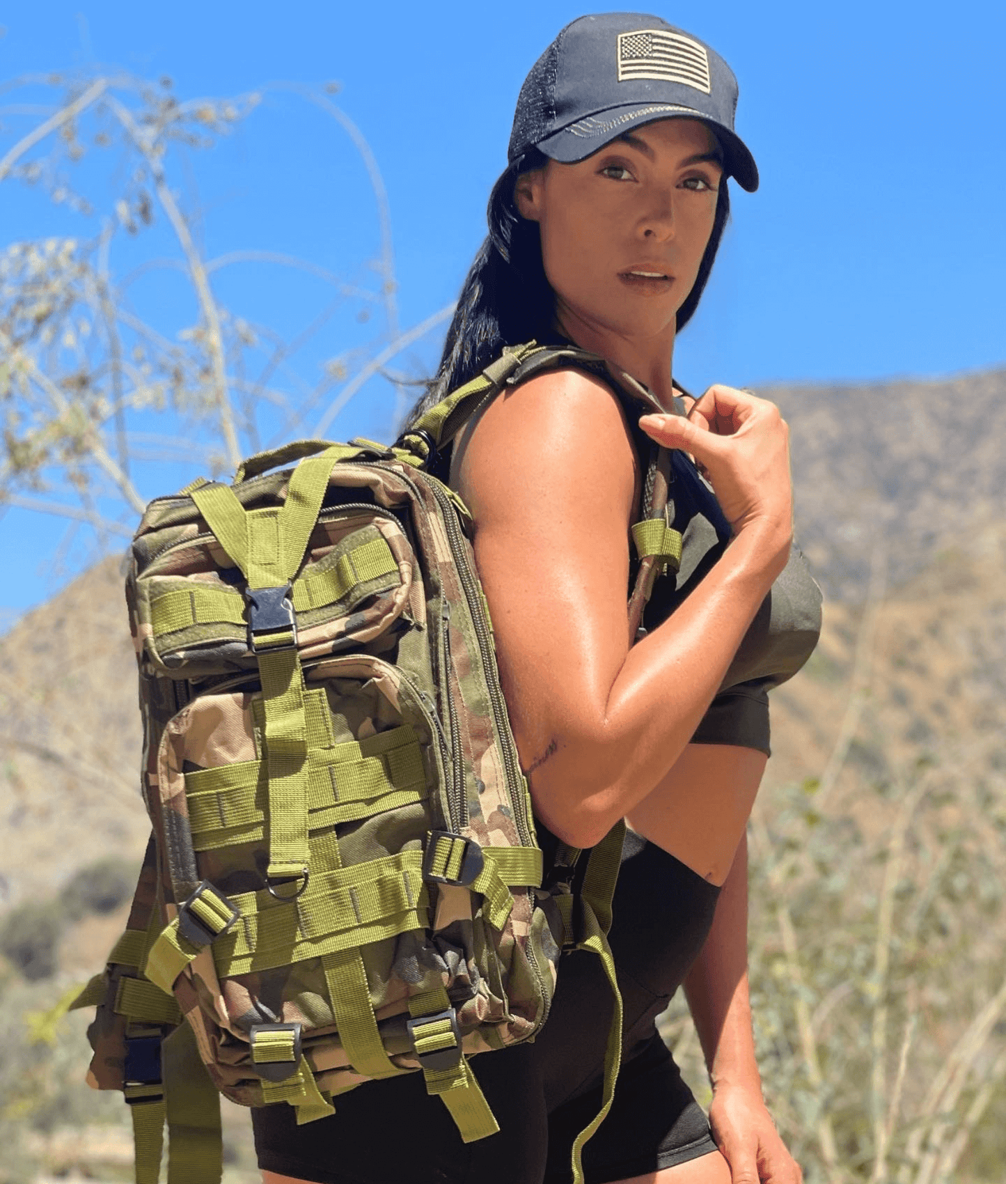 Tactical 25L MOLLE Backpack for Outdoor Adventures