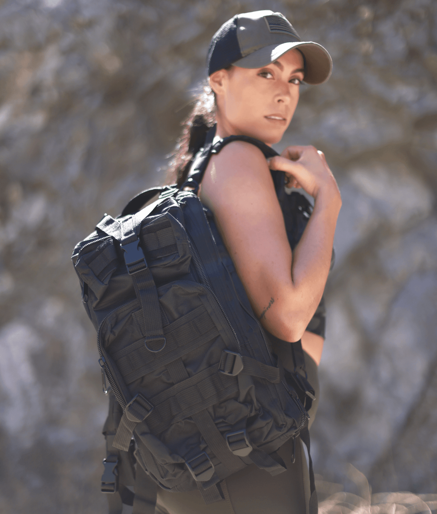 Tactical 25L MOLLE Backpack for Outdoor Adventures