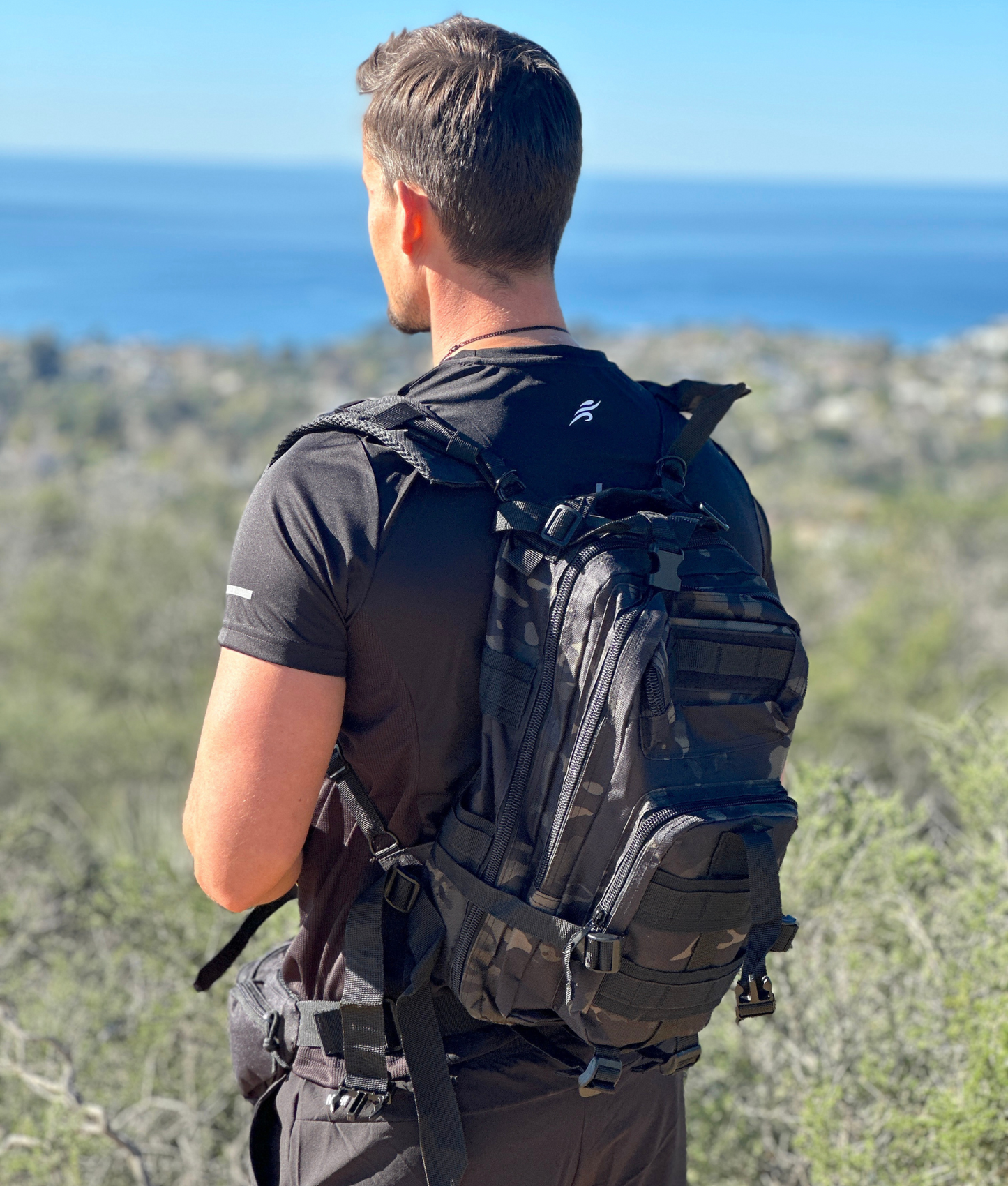 Tactical 25L MOLLE Backpack for Outdoor Adventures