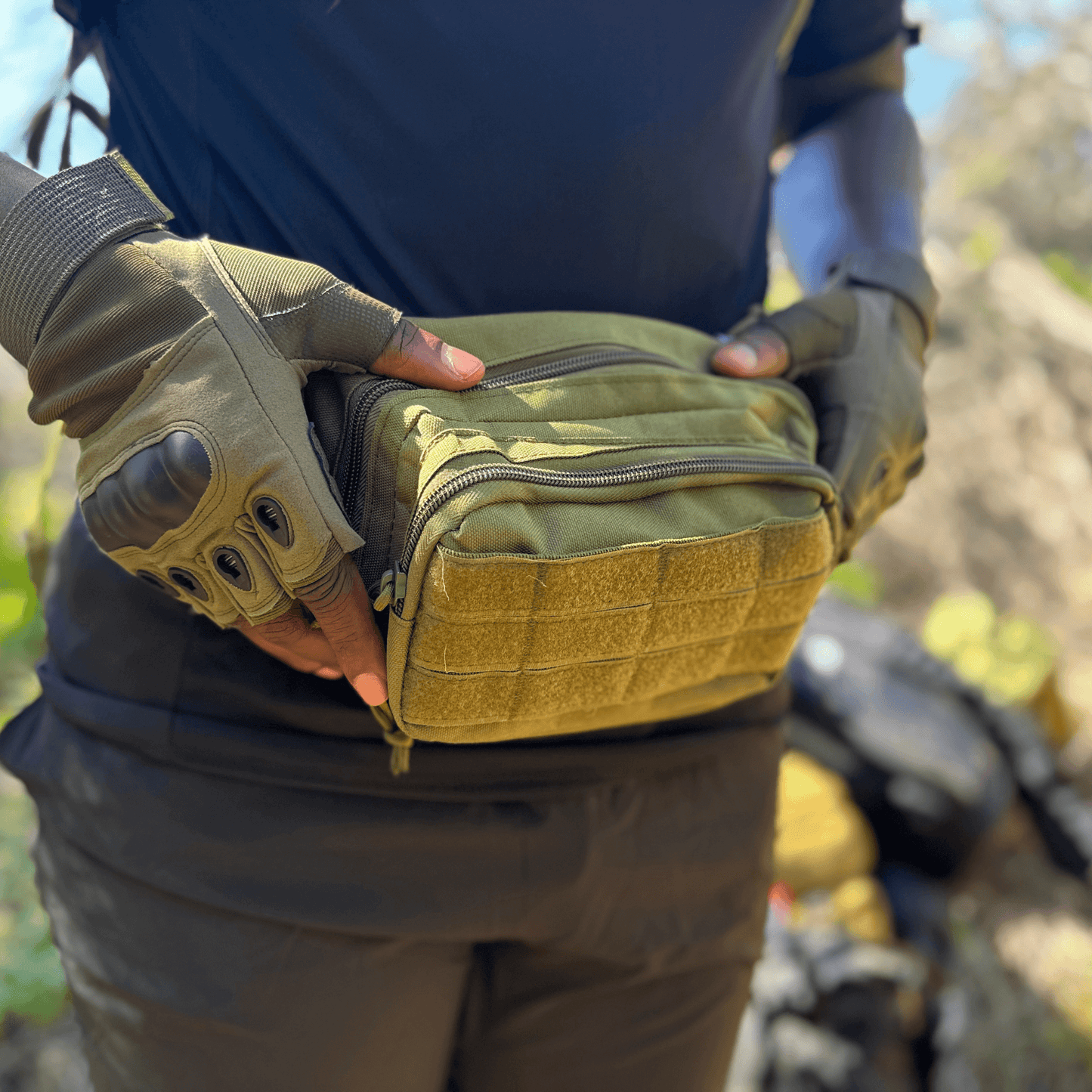Tactical Waist Bag & MOLLE EDC Pouch for Outdoor Use
