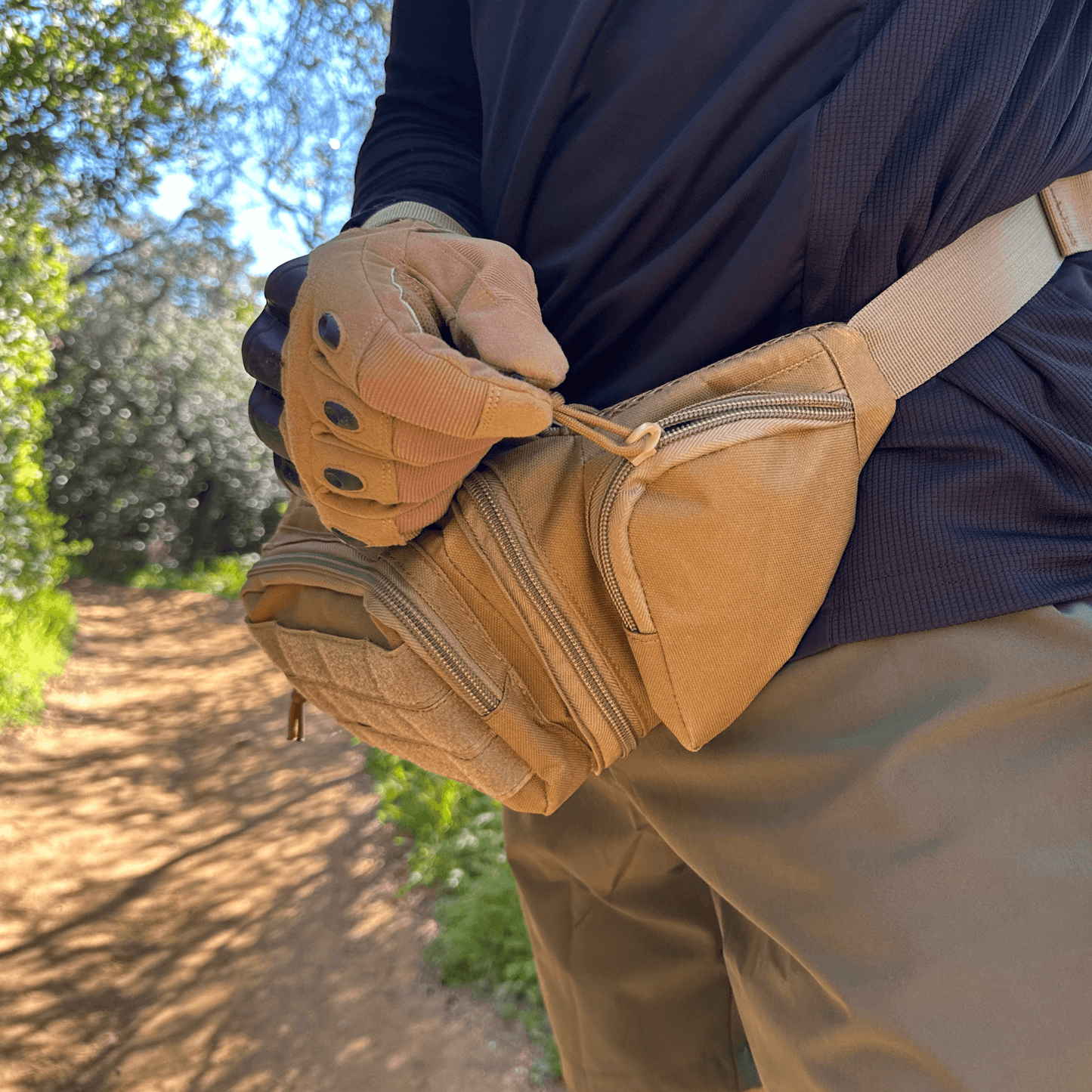 Tactical Waist Bag & MOLLE EDC Pouch for Outdoor Use