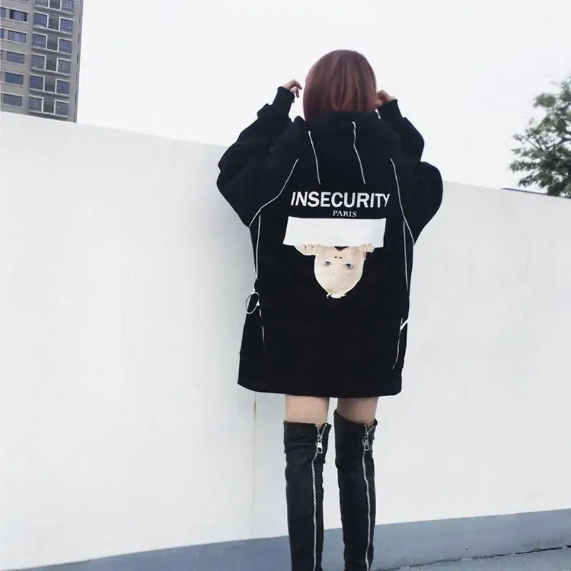 Chaqueta con Capucha Insecurity para Hombres y Mujeres