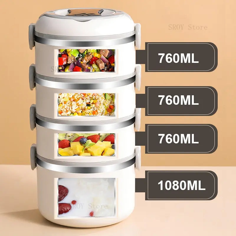 Premium Multi-Layer Stainless Steel Lunch Box