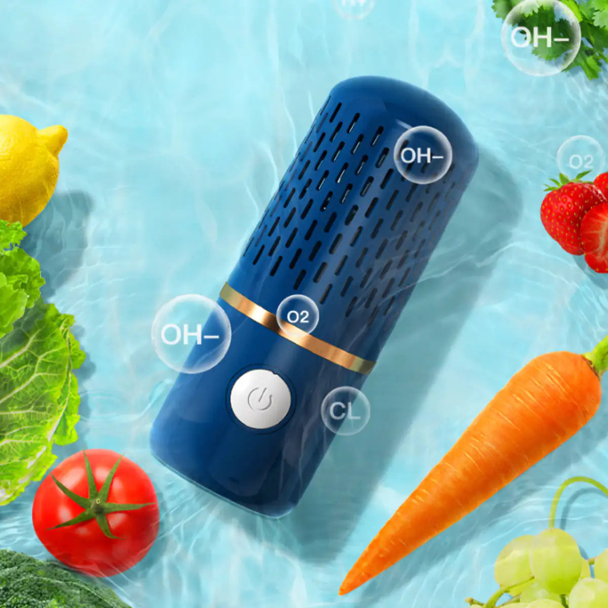 PureTech Nettoyeur Ultrasonique de Fruits et Légumes