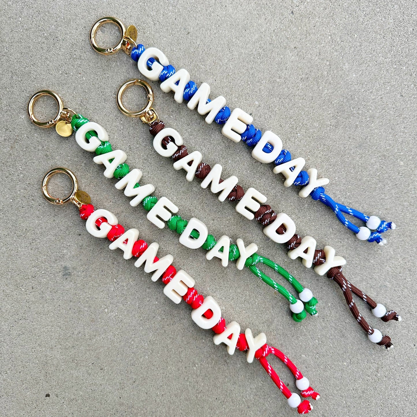Game Day Bag Charm - Stylish Keychain Accessory