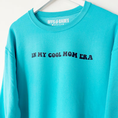 Sudadera Turquesa Cool Mom Era