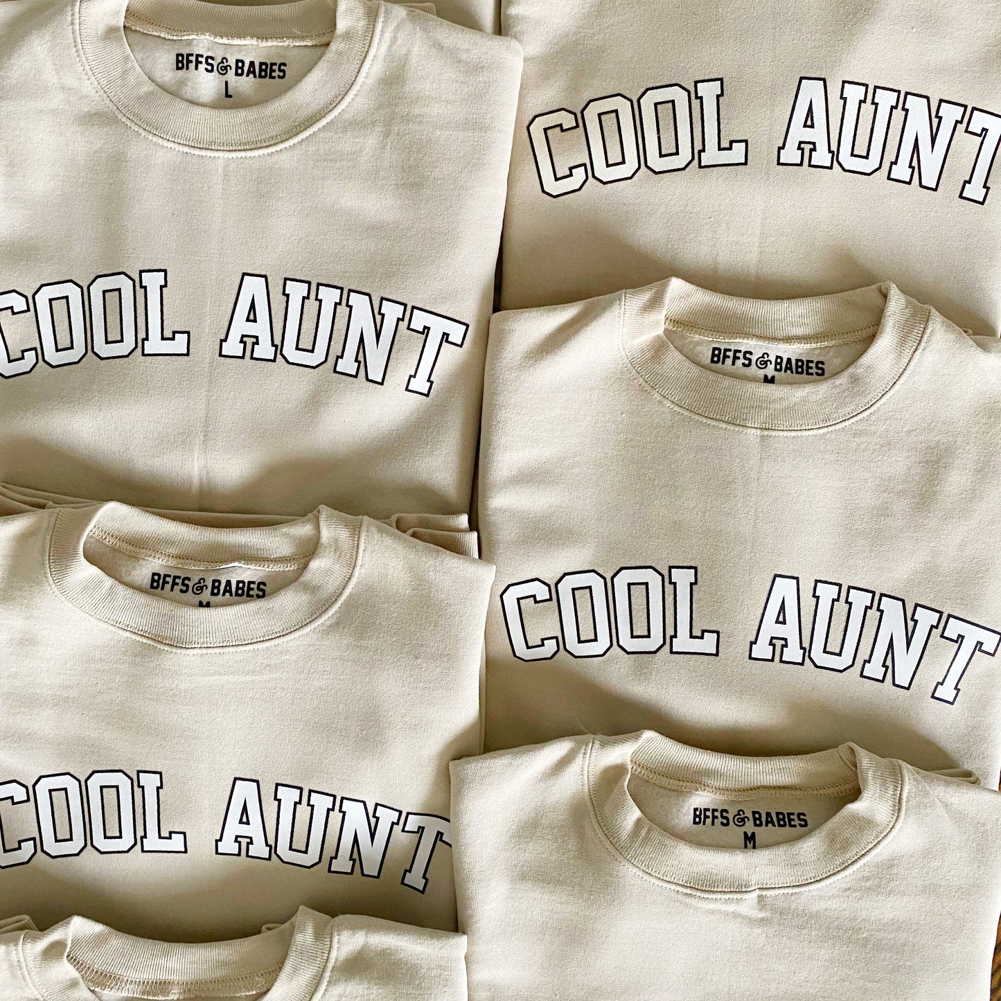 Sudadera Beige Impresa de Tía Genial