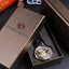 Men's Luxury Mechanical Watch with Leather Band
