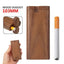 Pipe à tabac en bois premium avec batte en métal auto-nettoyante