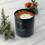 Juniper Zest Crystal Candle with Peach Aventurine | 9oz Coconut-Soy Wax Bliss - Korvel