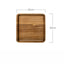 Platos de Madera Hechos a Mano - Elegantes Bandejas Cuadradas