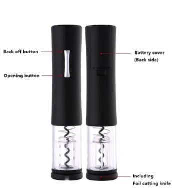 Electric Wine Bottle Opener - Effortless Uncorking