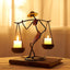Candelabro en Forma de Linterna - Decoración de Hogar Inspirada en el Estilo Nórdico