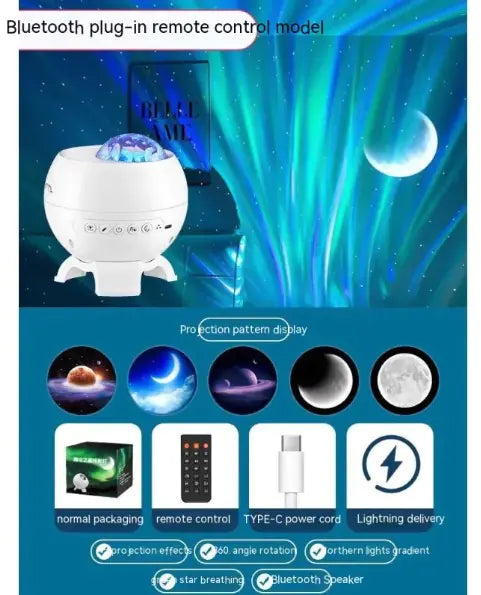 Proyector de Cielo Estrellado Aurora Boreal