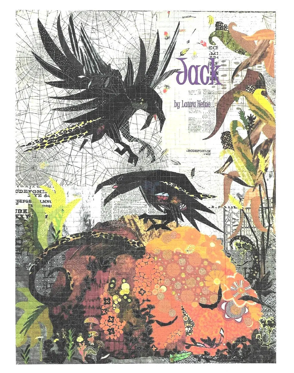 Patrón de Collage de Jack La Calabaza