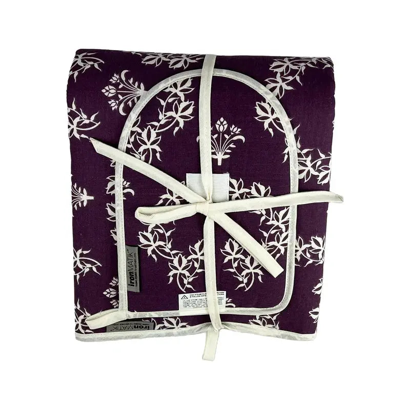 Paquete de tabla de planchar y guante Jaipur Purple de ironMATIK