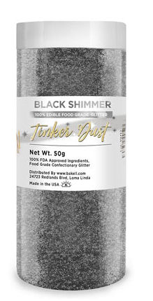 Tinker Dust Edible Glitter Refill Jar - Black