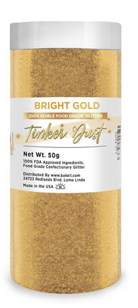 Tarro de Recarga de Brillo Comestible Tinker Dust - Oro Brillante