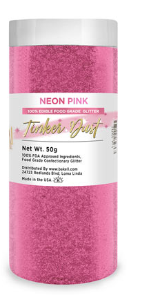 Tinker Dust Edible Glitter Refill Jar - Neon Pink
