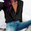 Blusa Casual Chic para Mujeres con Elegante Detalle de Botón
