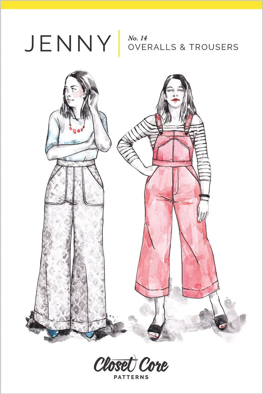 Jenny Overalls and Trousers Sewing Pattern