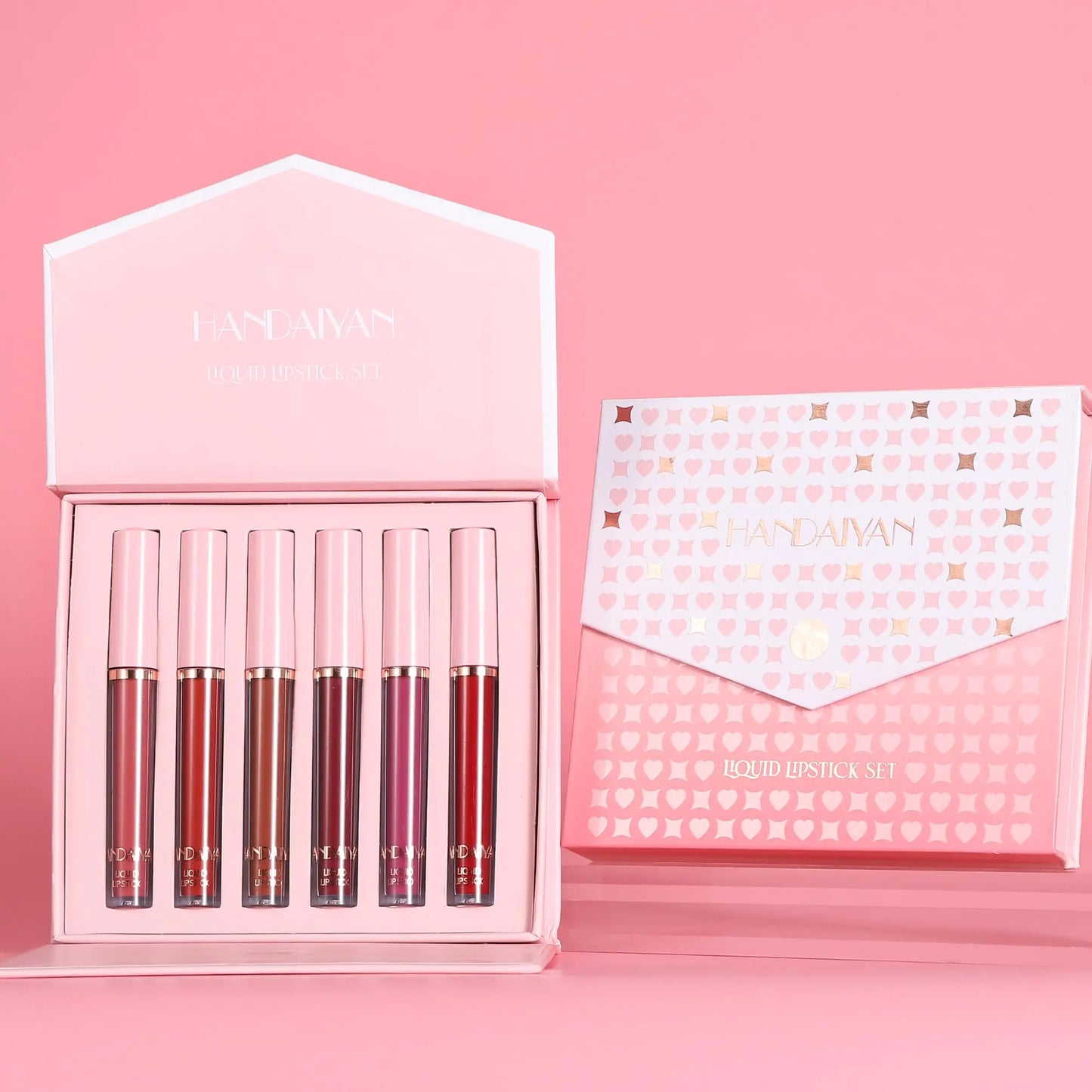 Set de 6 Labiales Líquidos Mate BestLand - Larga Duración y Resistente al Agua