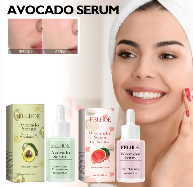 Sérum Facial à l'Avocat et à la Pastèque