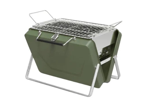 Gril à Charbon Pliable Portable pour Cuisine en Plein Air