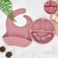 Ensemble de Assiette en Silicone pour Bébé Premium pour une Alimentation Sûre