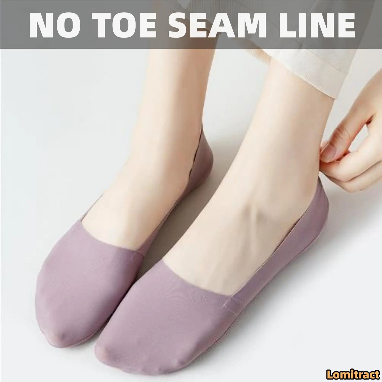 Lomitract Thin No Show Socks for Women - 6 Pairs Value Pack