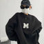 Sudadera de felpa oversized MEXZT Y2K – Sudadera casual para mujer