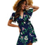 Vestido de Manga Mariposa con Escote en V