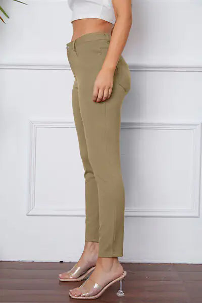 Pantalones Esenciales de Puntada Elástica
