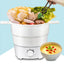 Compact Folding Electric Wok & Rice Cooker