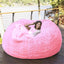 Housse de Chaise Bean Bag Géante Rose - Surdimensionnée et Douce