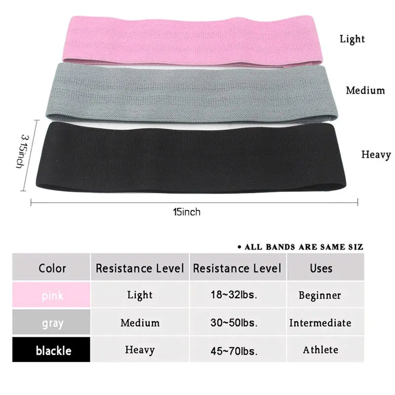 Rubber Elastic Squat for Home Fitness and Yoga