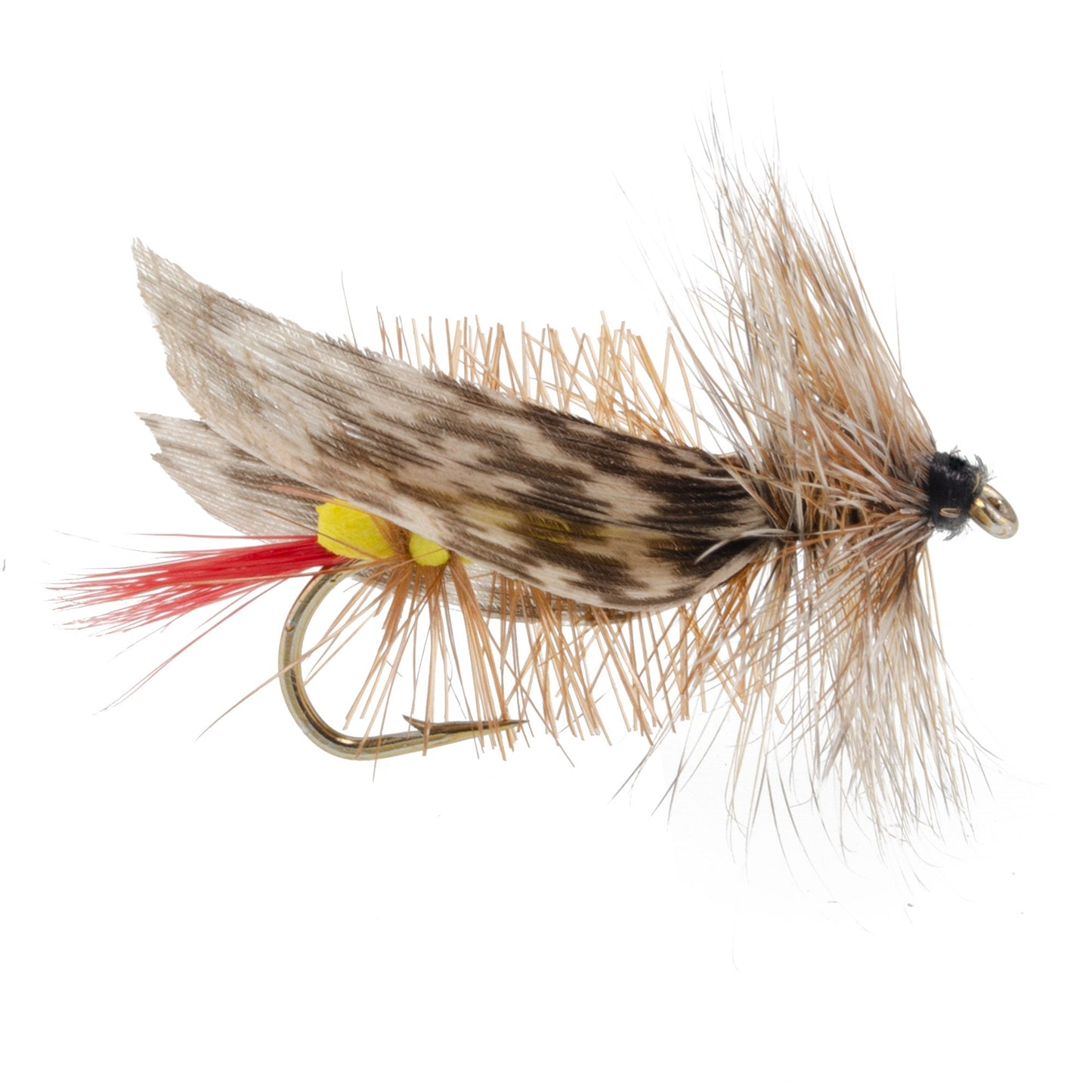 3 Pack Joe's Hopper Yellow Foam Body Grasshopper Fly - 6 Flies Hook Size 10 - Korvel