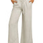 Pantalones Harem de Pierna Ancha con Cintura Elástica - Estilo Corto
