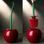 Cherry Toilet Brush Set - Stylish and Functional Cleaning Tool