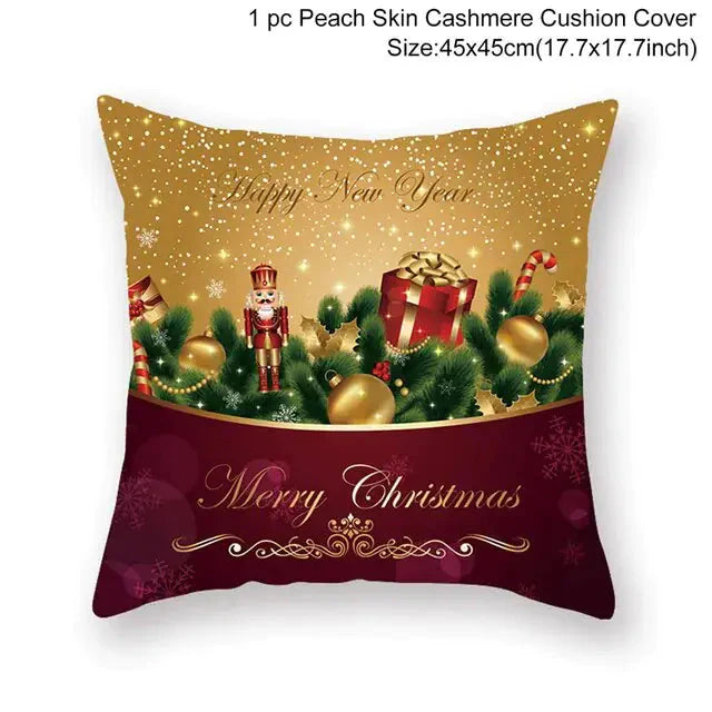 Ensemble de Taies d'Oreiller de Noël Festif 2023