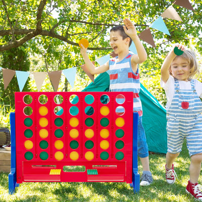 Jumbo 4-to-Score Connect Game Set with Carrying Bag
