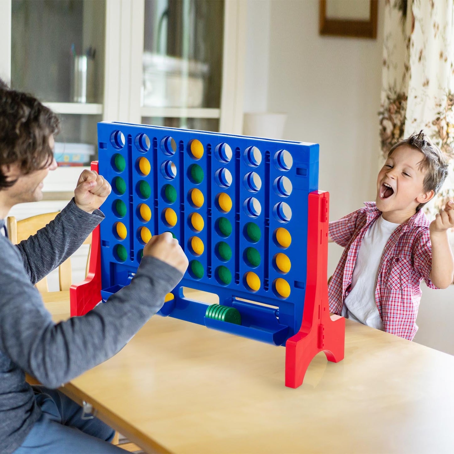 Jumbo 4-to-Score Connect Game Set with Carrying Bag