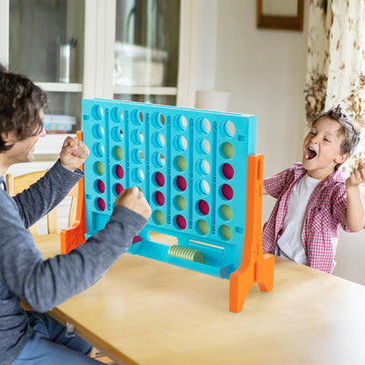 Jumbo 4-to-Score Connect Game Set with Carrying Bag