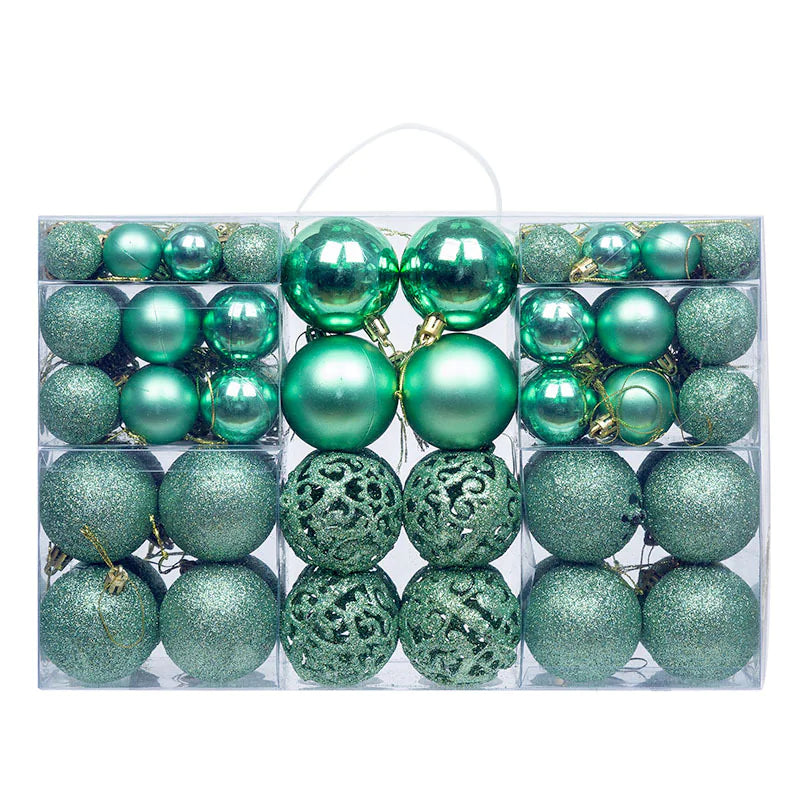 Decoraciones de Bolas de Navidad Premium - Set de 100 Piezas