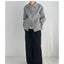 Flip Collar Zipper Coat - Classic Men's Cardigan